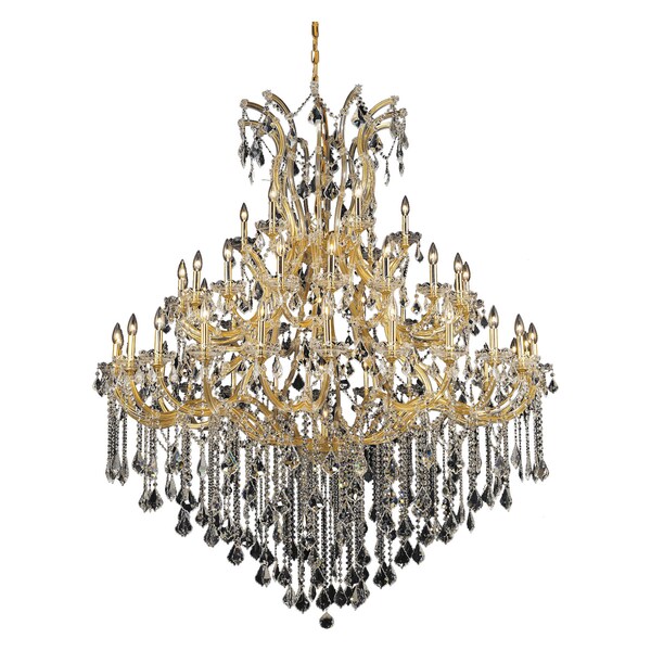 Elegant Lighting Swarovski Elements Clear Crystal Maria Theresa 49-Light 2800G60G/SS